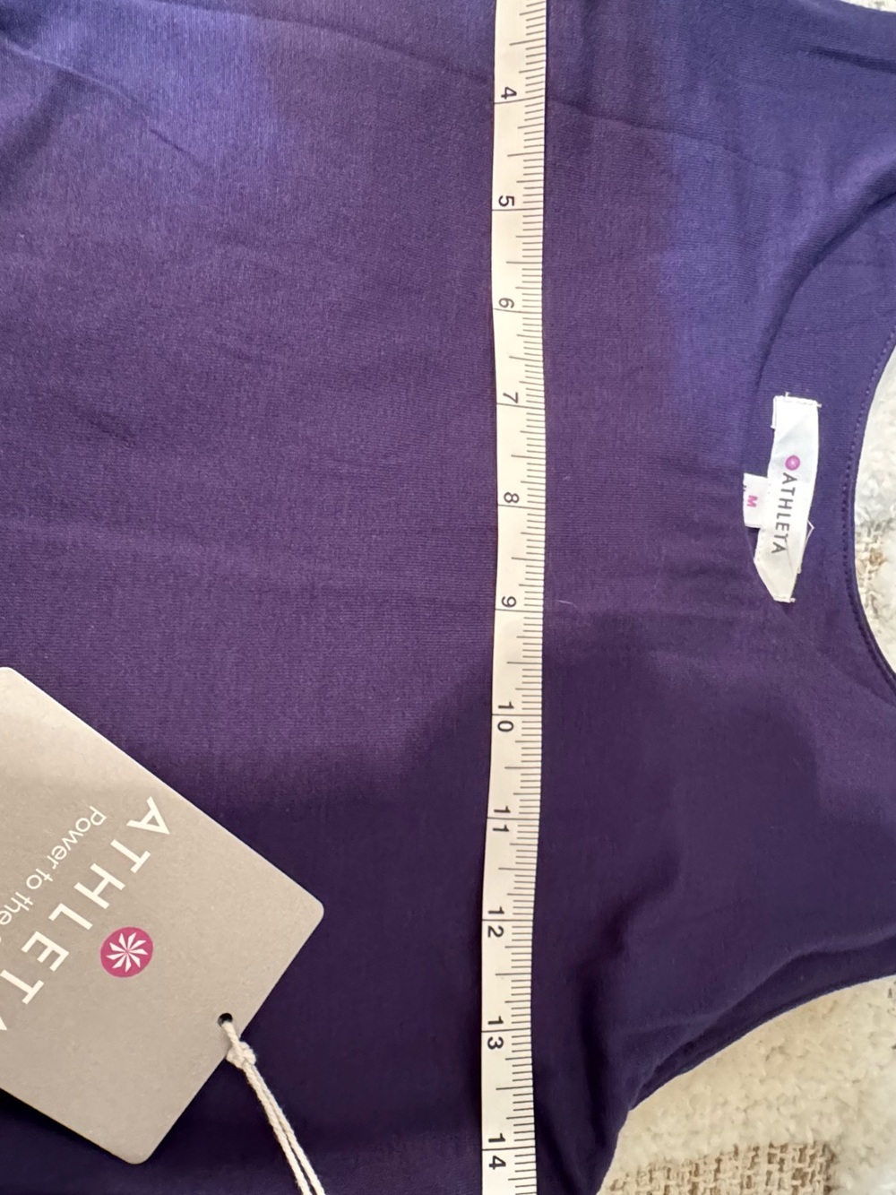NWT Athleta Mix Mingle Maxi Dress Medium Purple Blue Sleeveless Rayon - Picture 5 of 6
